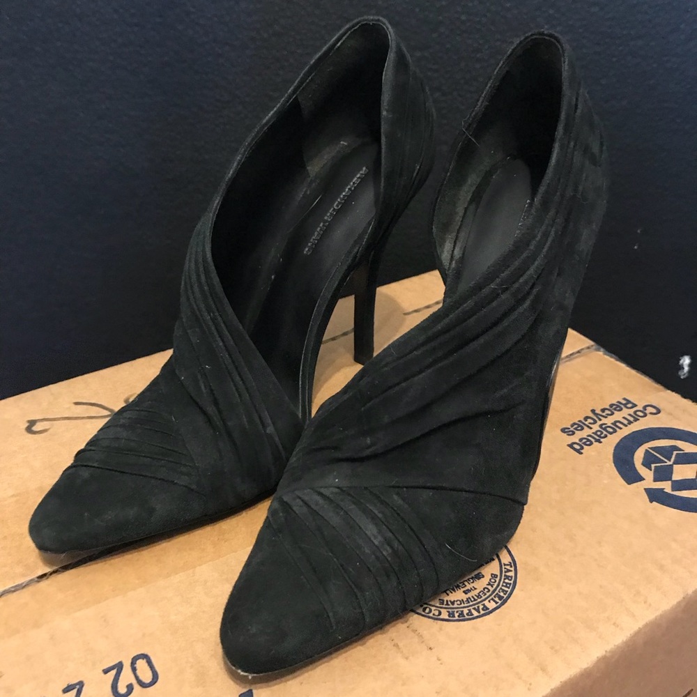 Alexander Wang suede d’orsay heel